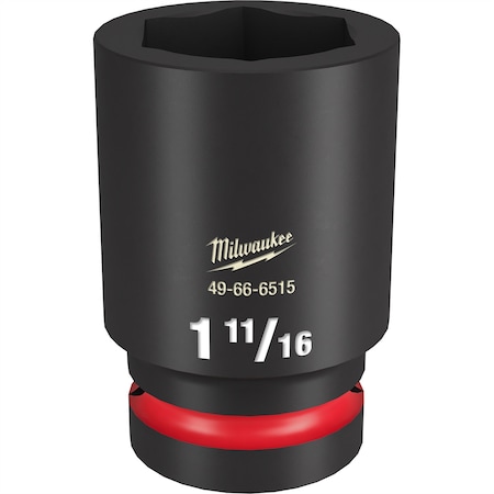 Milwaukee Tool SHOCKWAVE Impact Duty? 1" Drive 1-11/16" Deep 6-Point Socket 49-66-6515